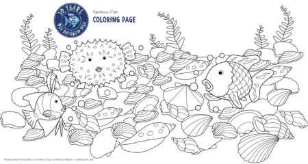 rainbow fish printable coloring pages